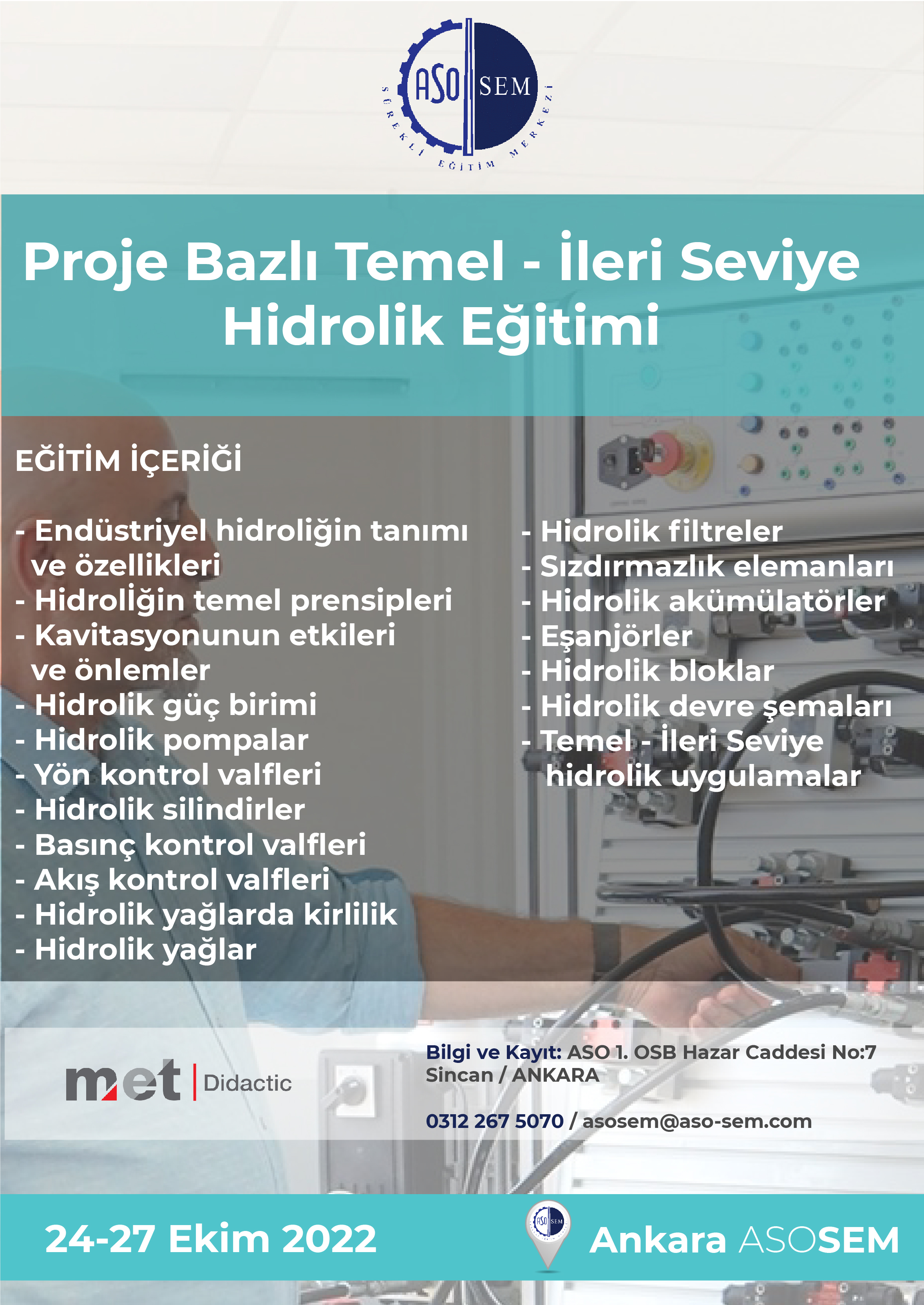 ASO-SEM HİDROLİK ATÖLYESİ